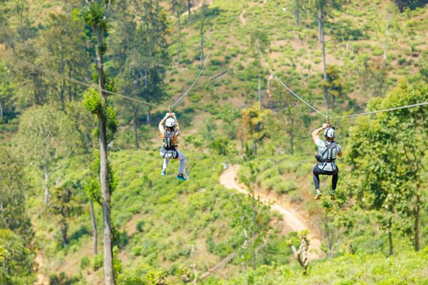 Zip Lining in Ella