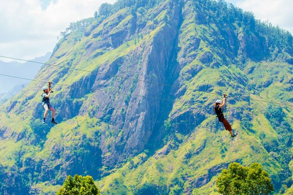 Zip Lining in Ella