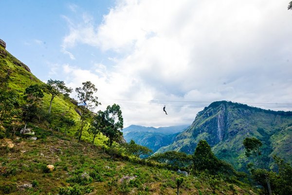 Zip Lining in Ella